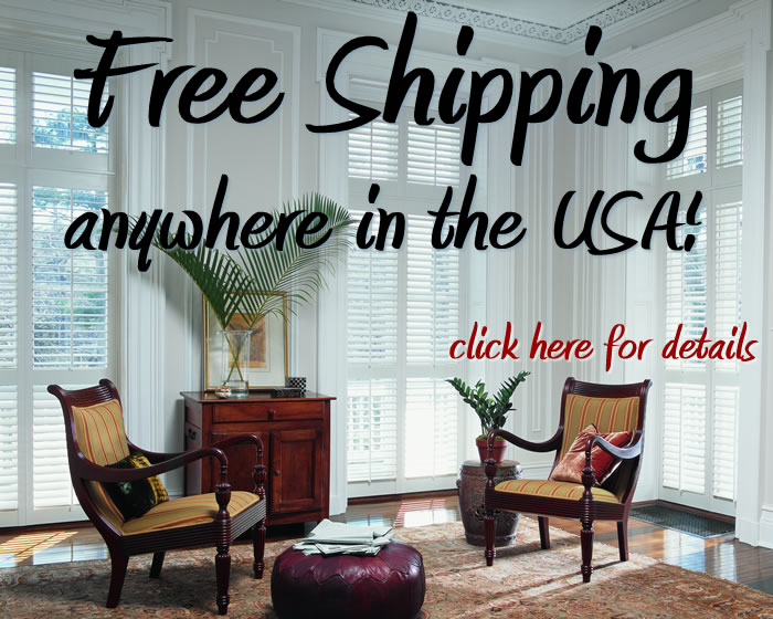 free shipping on window blinds shades and shutters