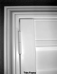 trim frame shutter options