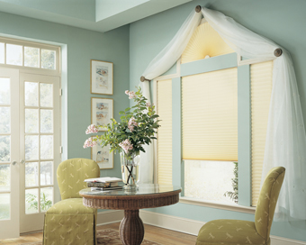 brilliance pleated custom shades