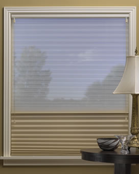 duette honeycomb shades standard cordlock see through sheer