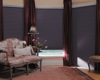 duette architella honeycomb shades dark privacy