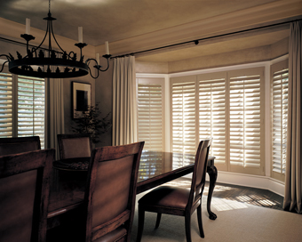 round window shutters hard wood