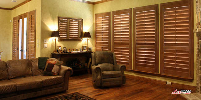 entertainment room shutters