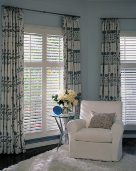 new style white corner shutters recliner