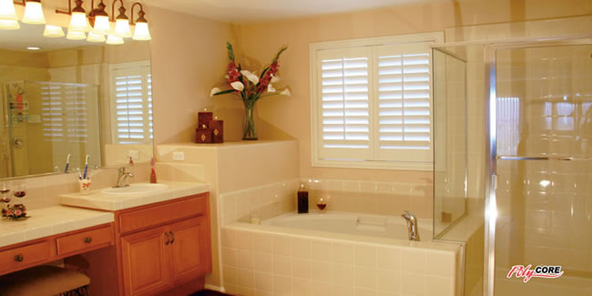 metal shutters bathroom small windows